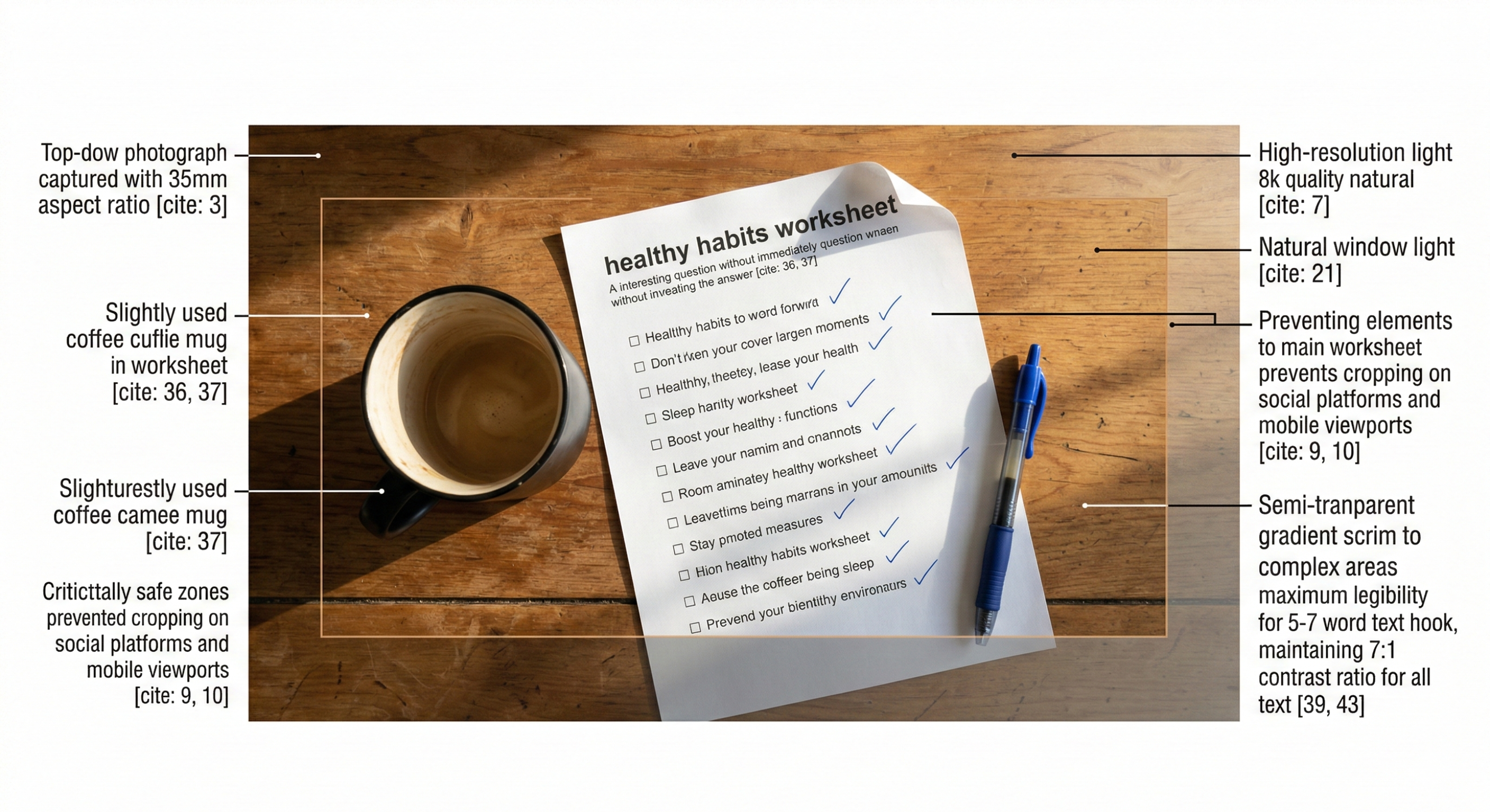 Healthy Habits Worksheet
